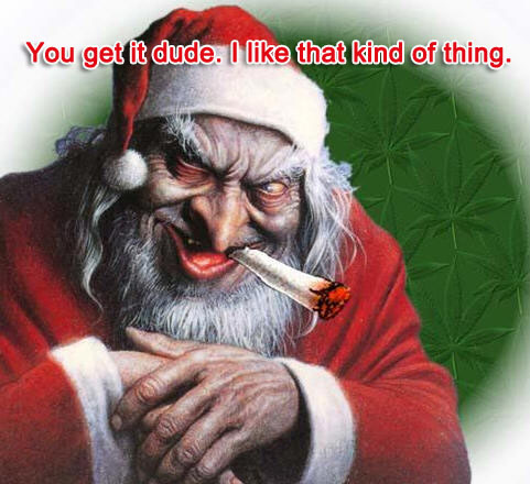 crazy santa