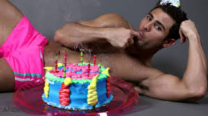 naked birthday boy